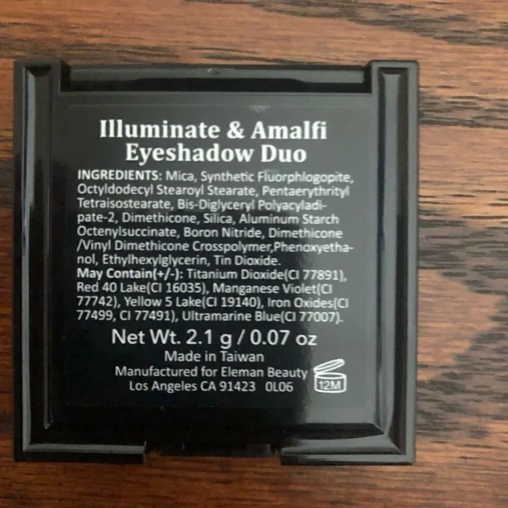 ELEMAN BEAUTY Eyeshadow Duo in Illuminate & Amalfi